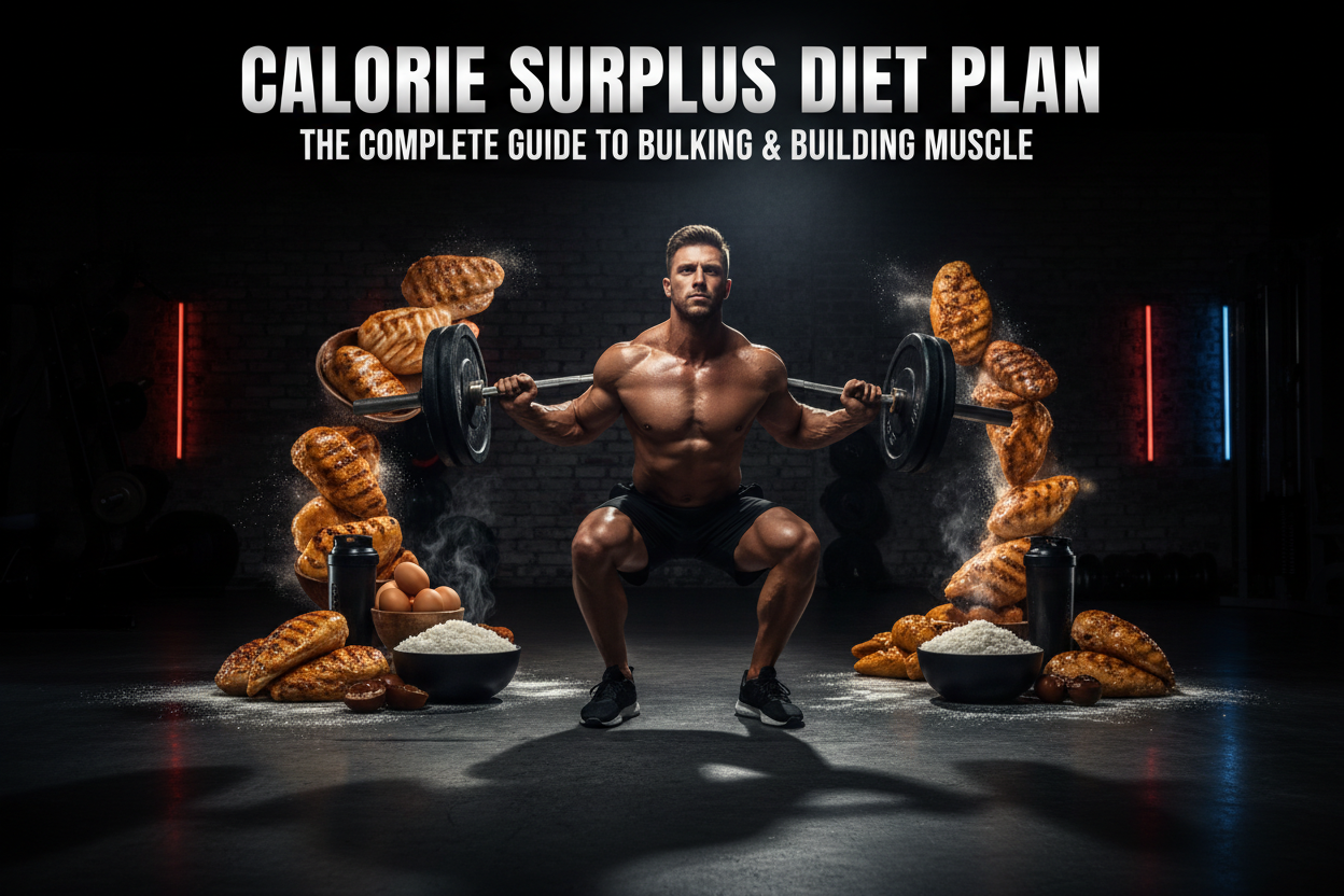 Calorie Surplus Diet Plan — The Complete Guide to Bulking & Building Muscle Beast Mentality
