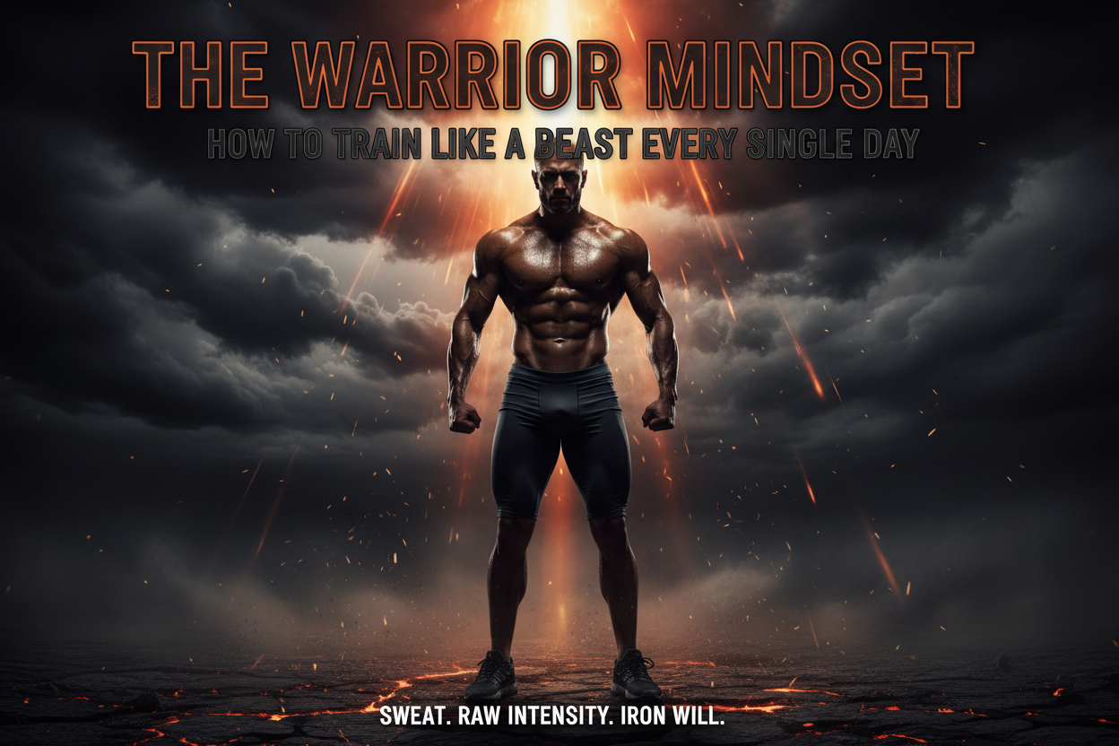 Warrior mindset gym training motivation - Beast Mentality India fitness and streetwear brand