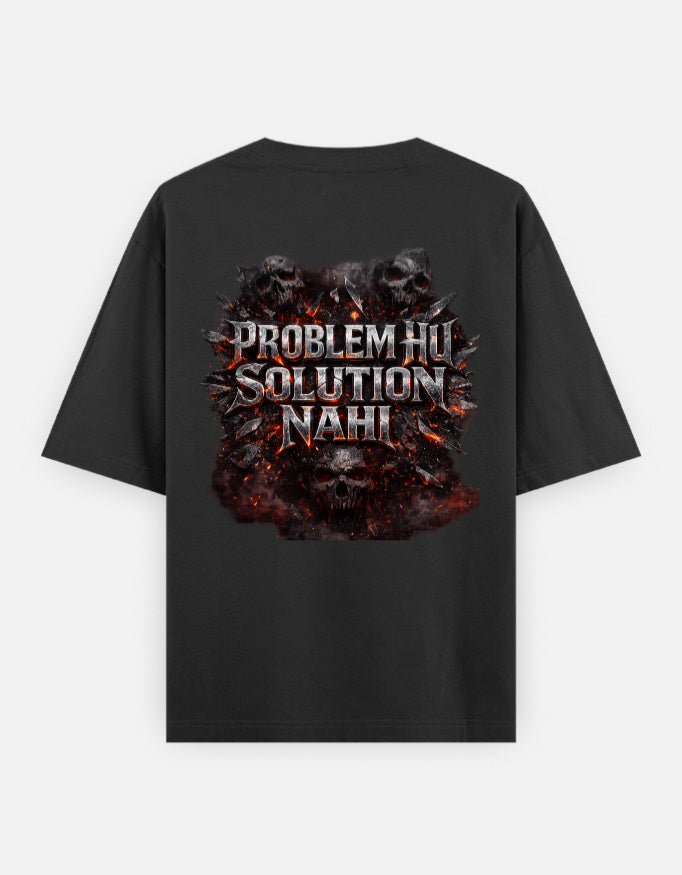Beast Mentality Oversized Tee Effortless Black Streetwear 240 GSM India