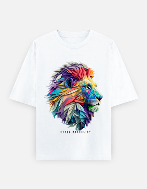 Beast Mentality Oversized Tee – Premium Navy Fade