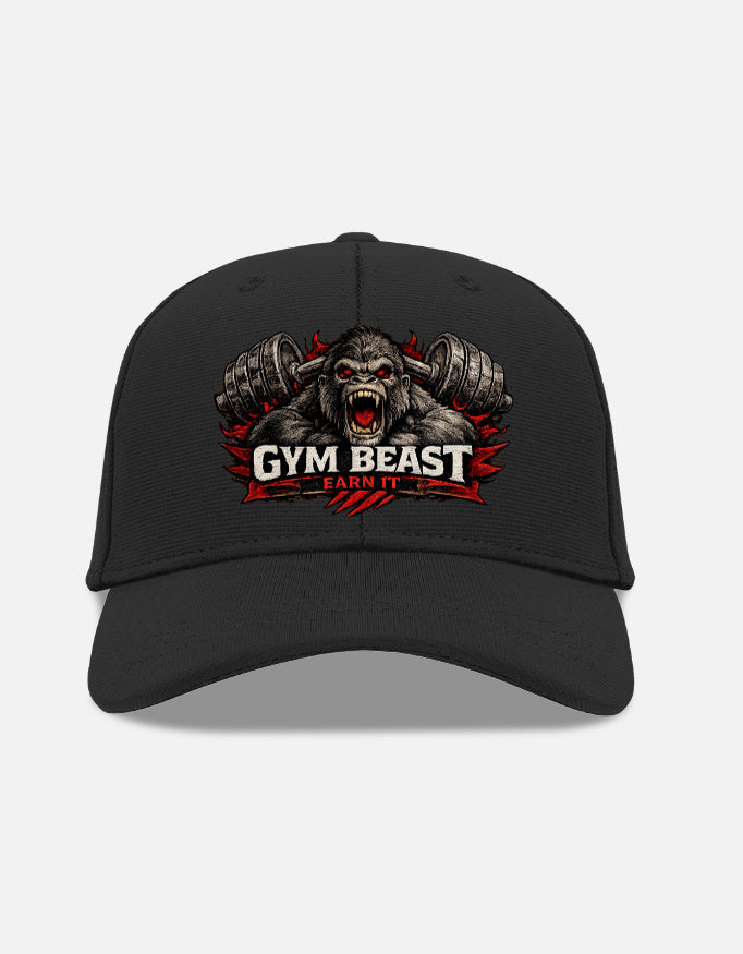 Beast Mentality Embroidered Cap Premium Ottoman adjustable Velcro strap streetwear cap India